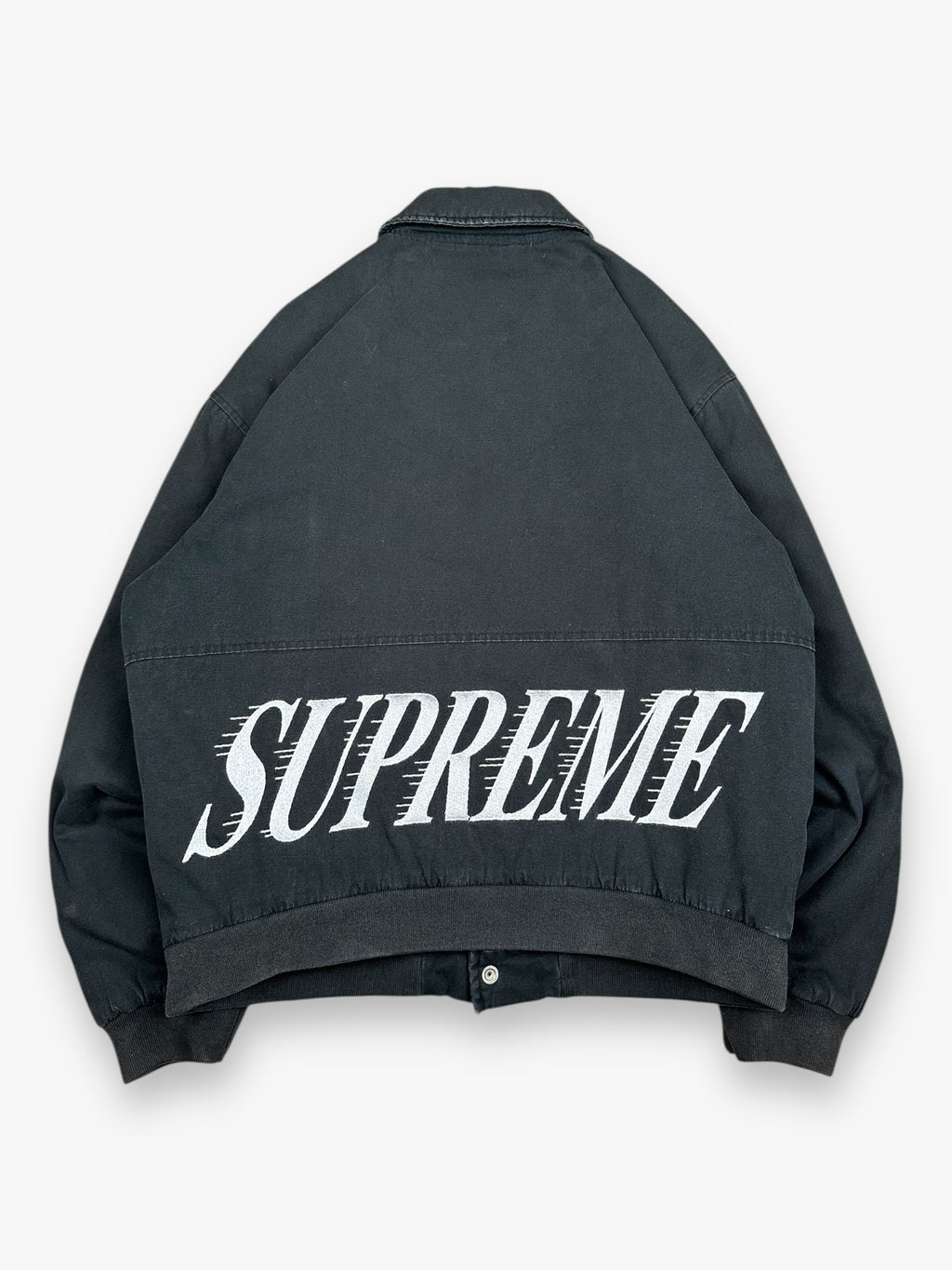 Supreme Twill Varsity Jacket Black SS20