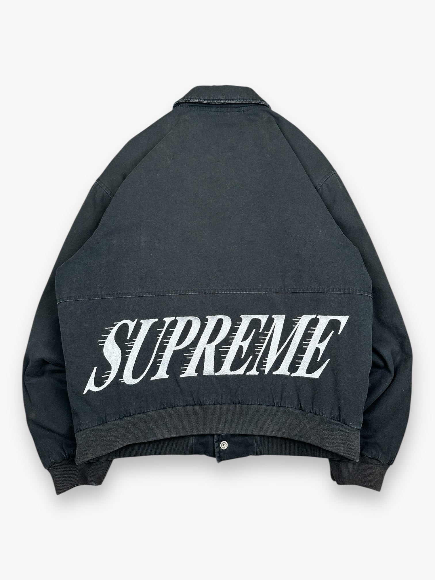 Supreme Twill Varsity Jacket Black SS20