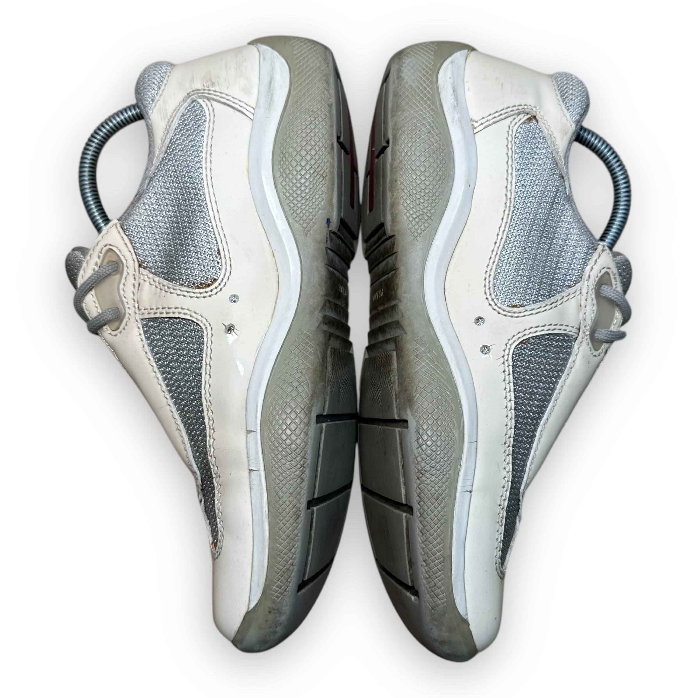 Prada America’s Cup Cream Patent vintage