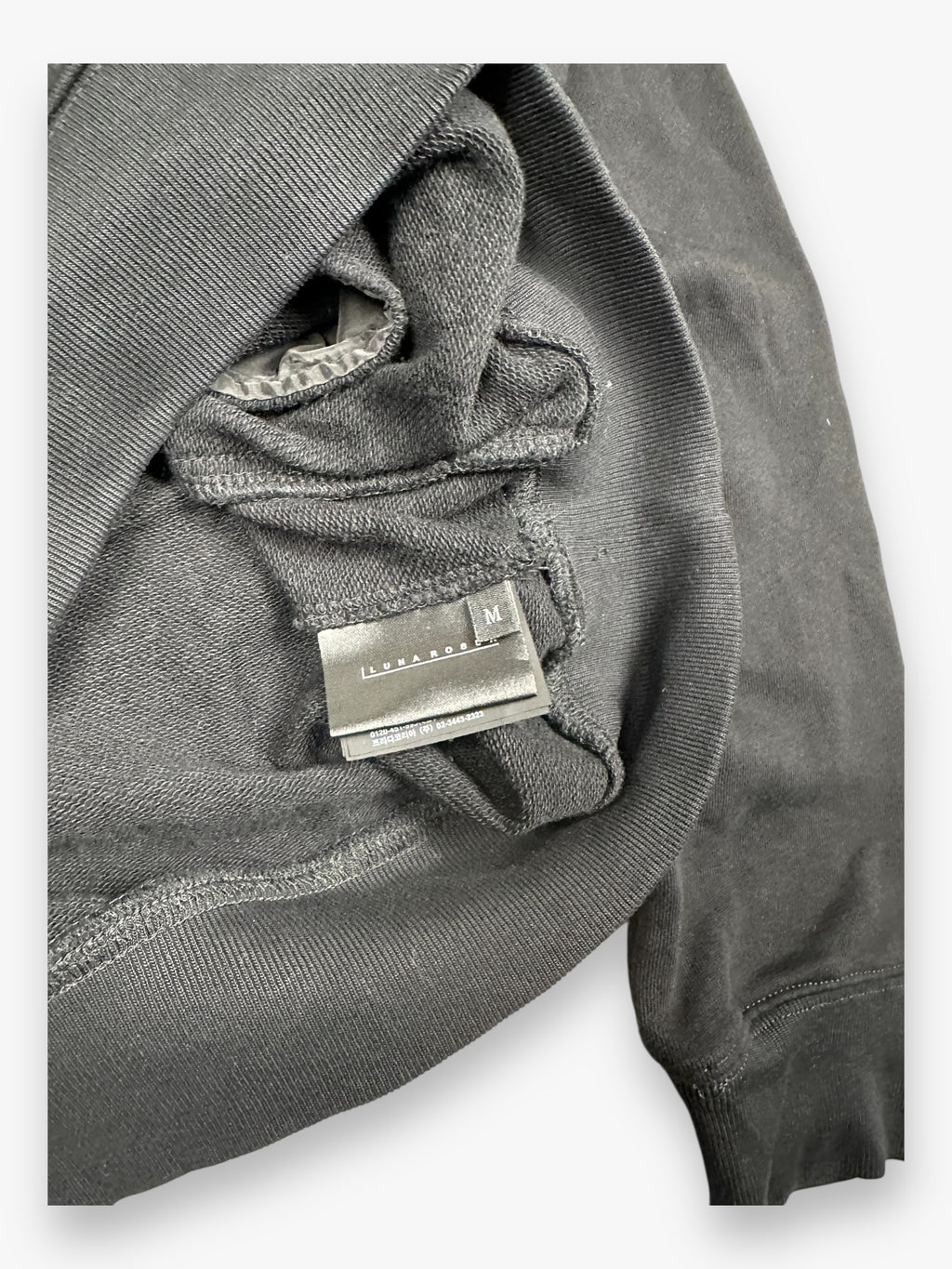 Sweatshirt Hoodie Prada Luna Rossa Black