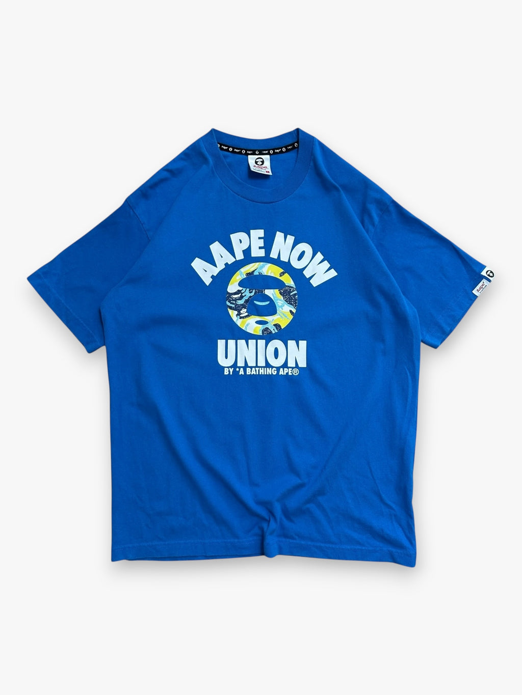 Tee BAPE AAPE Now Union Blue