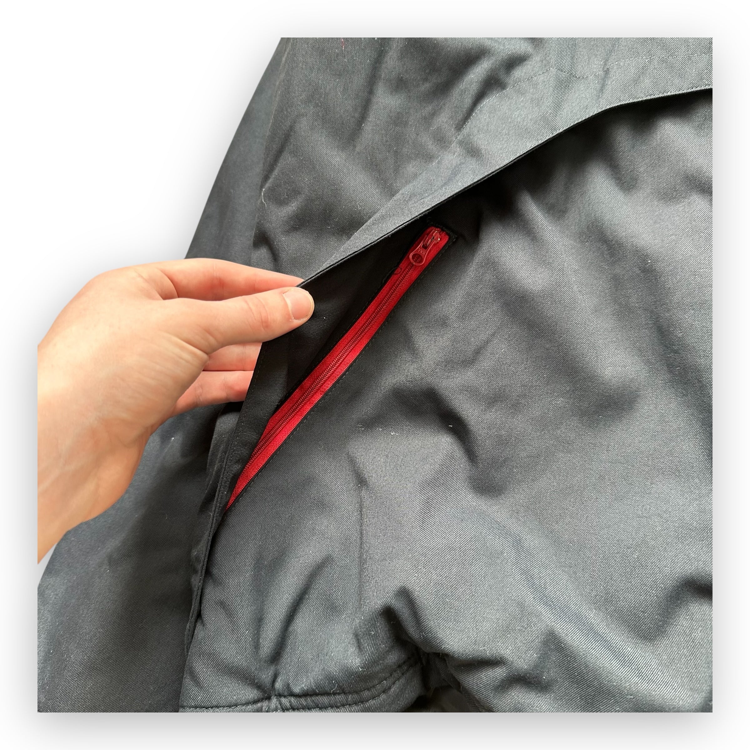 Jacket Oakley Black Red vintage