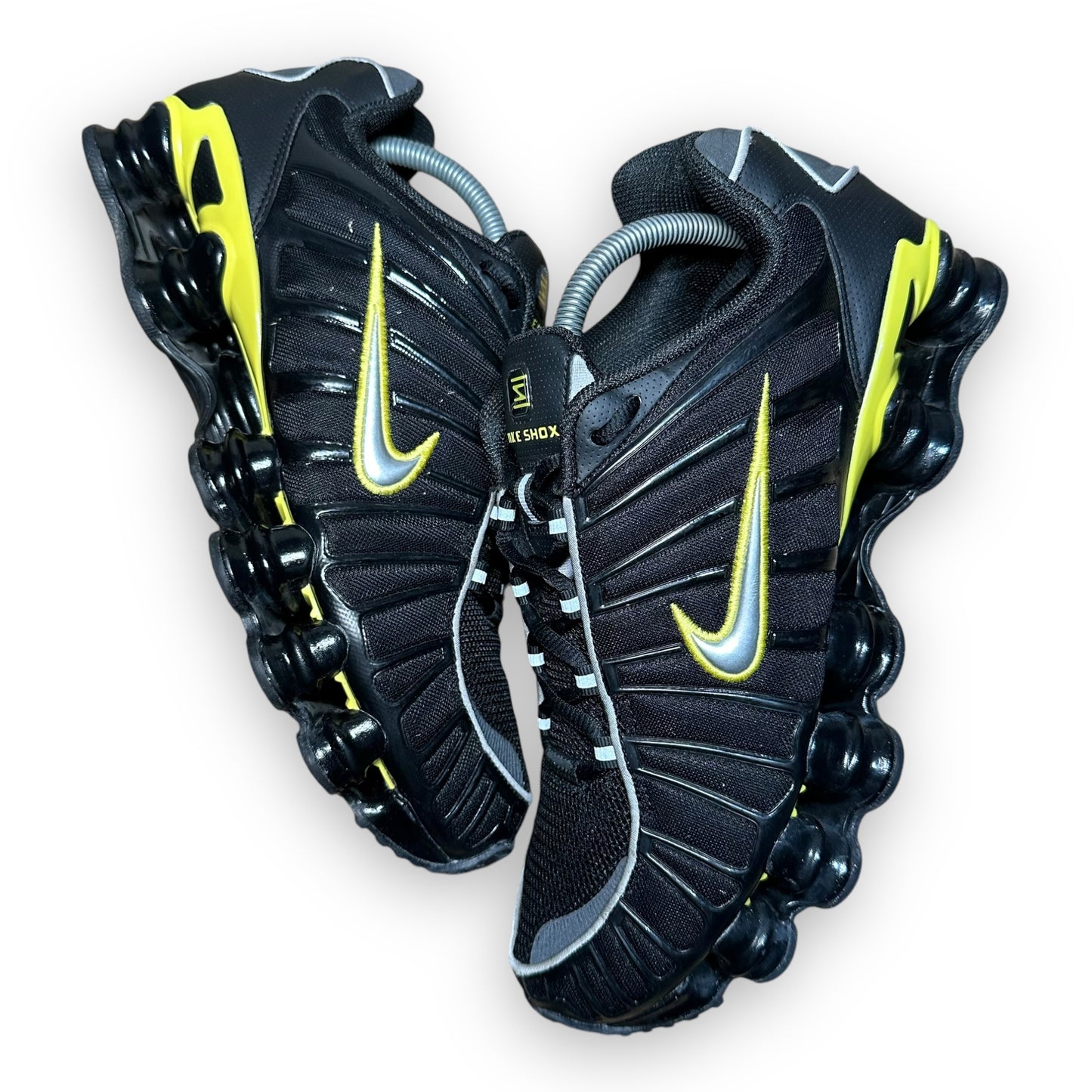 EU44 - US10 - UK9 • Shox TL Black Dynamic Yellow