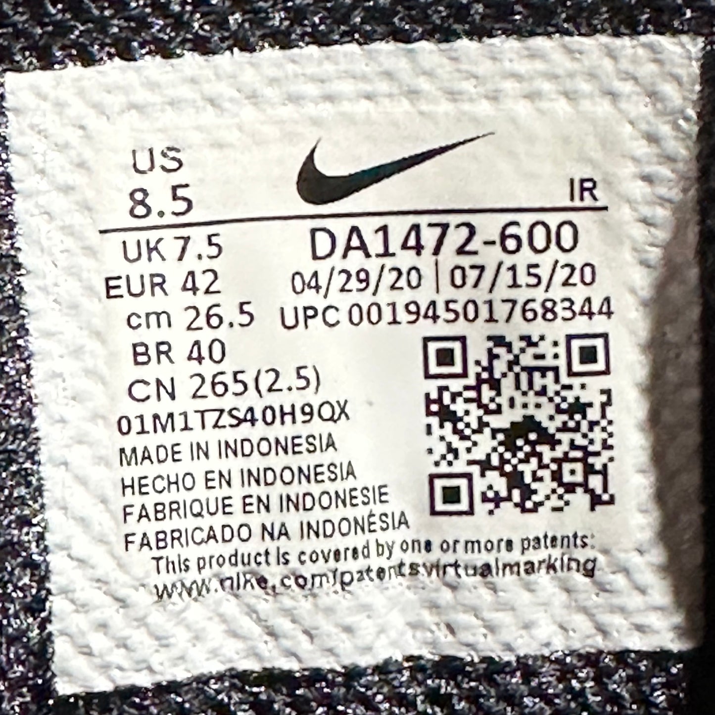EU42 - US8.5 - UK7.5 • Air Max Plus TN Supreme Black