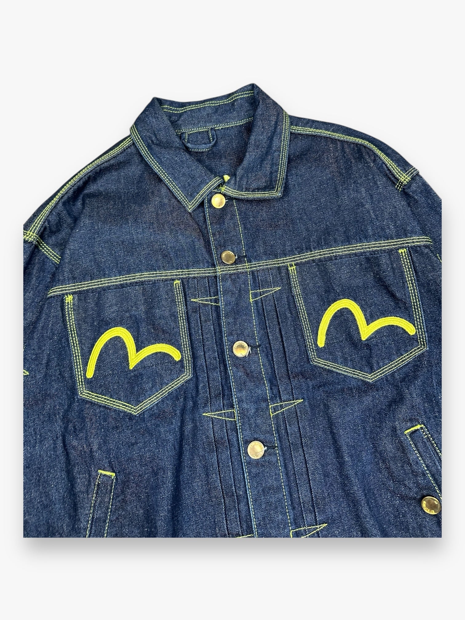Evisu Denim Jacket Heritage Yellow