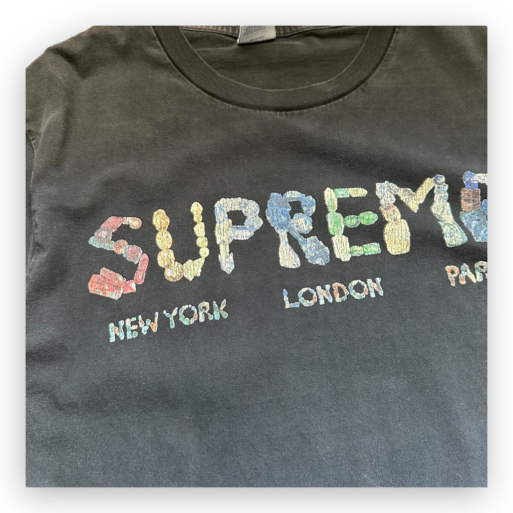 Supreme Rocks Black Tee SS18