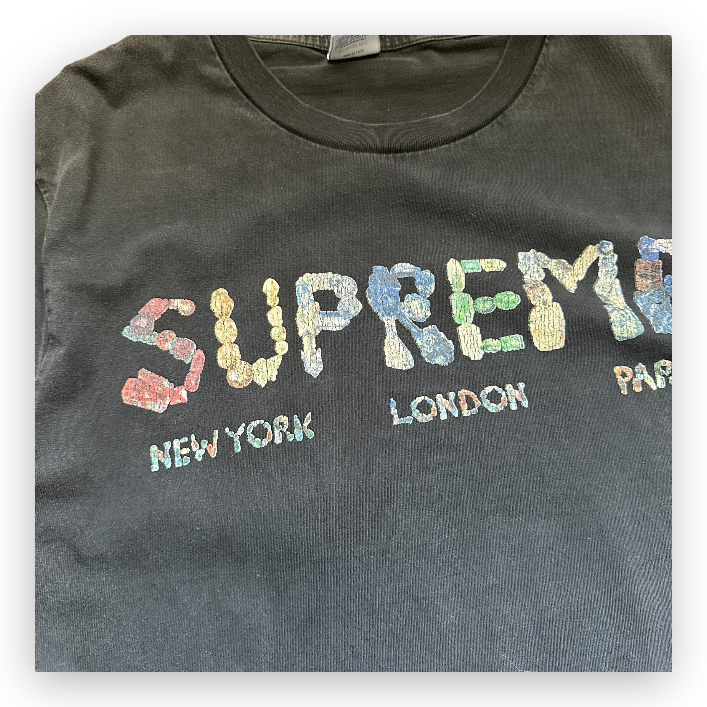 Supreme Rocks Black Tee SS18