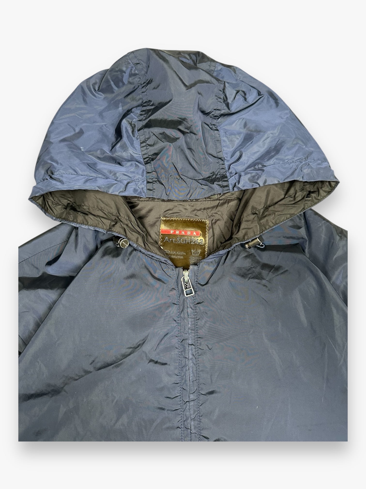 Jacket Prada Nylon Navy AW14