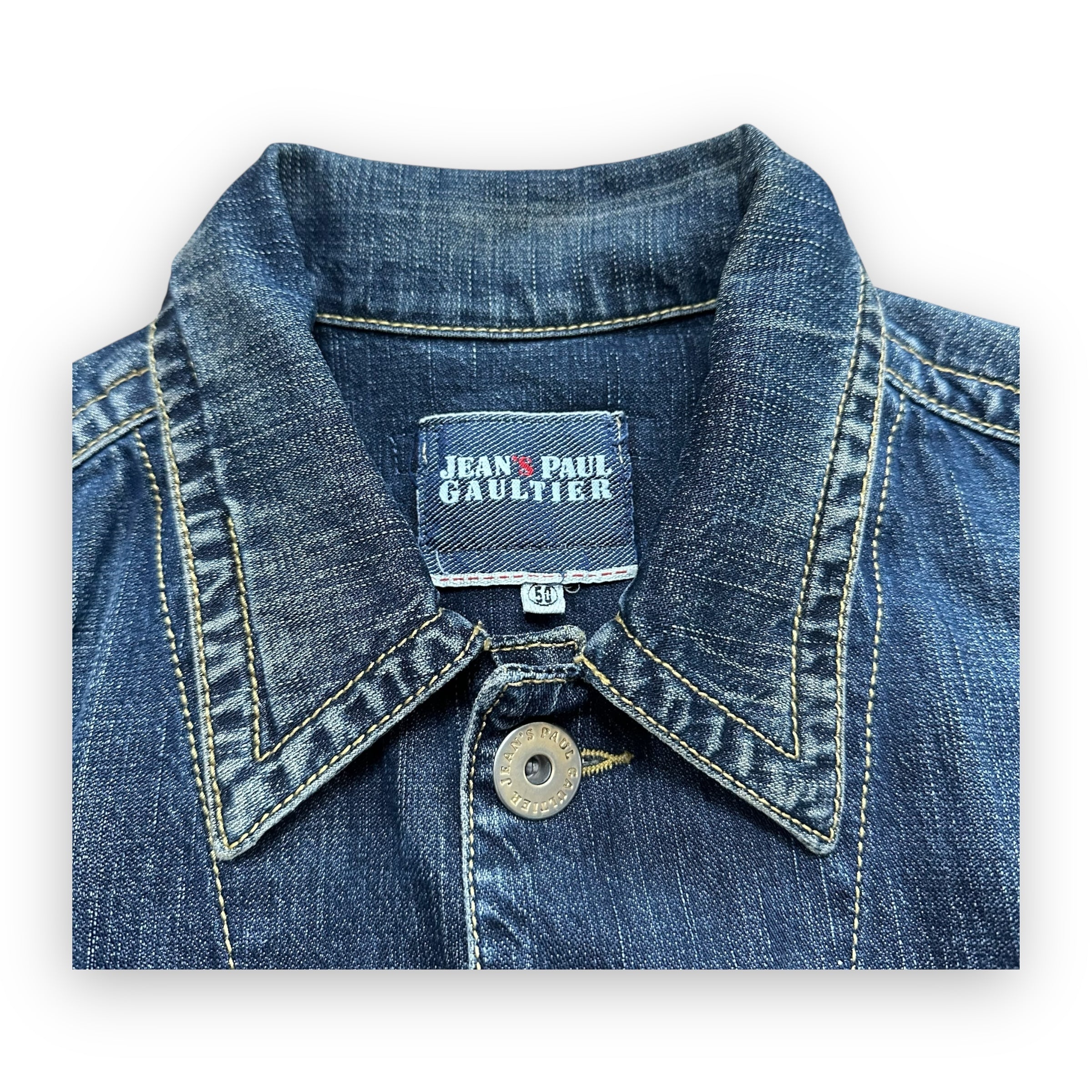 Jacket Jean Paul Gaultier Denim Gold Lines