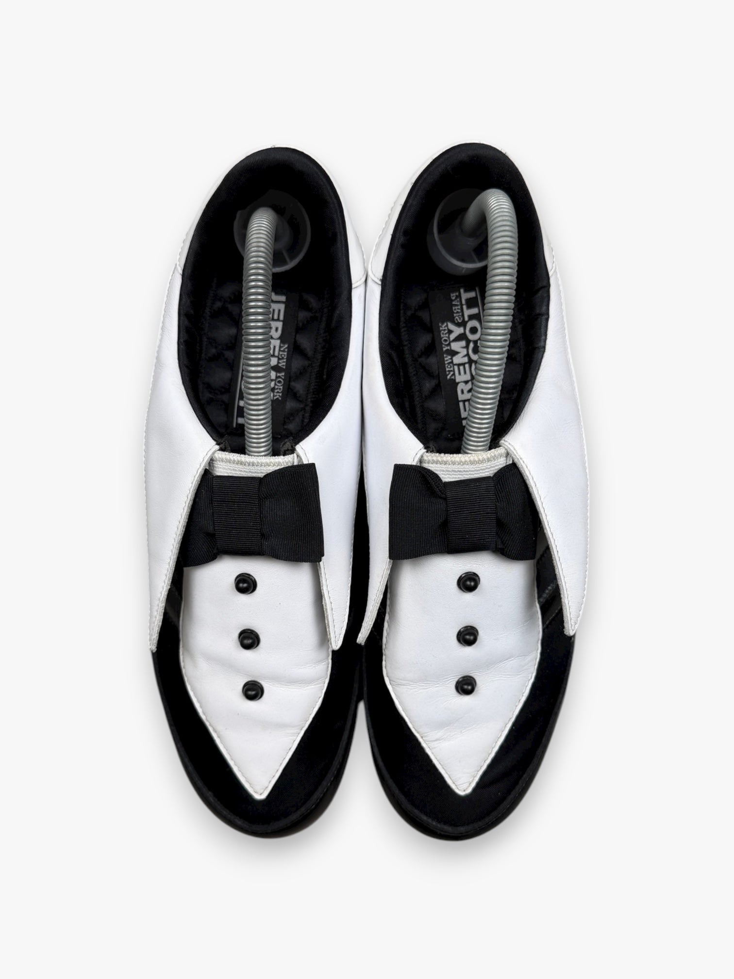 adidas Jeremy Scott Patent Leather Black Collar White (2010)