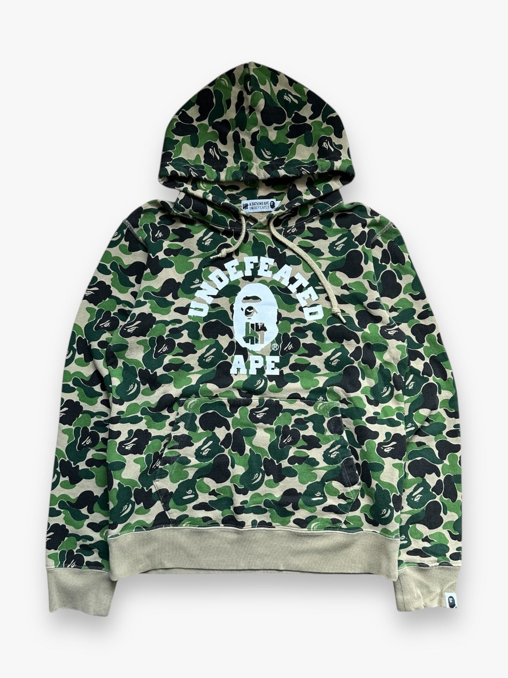 Sweatshirt Hoodie BAPE Undefeated ABC College Green