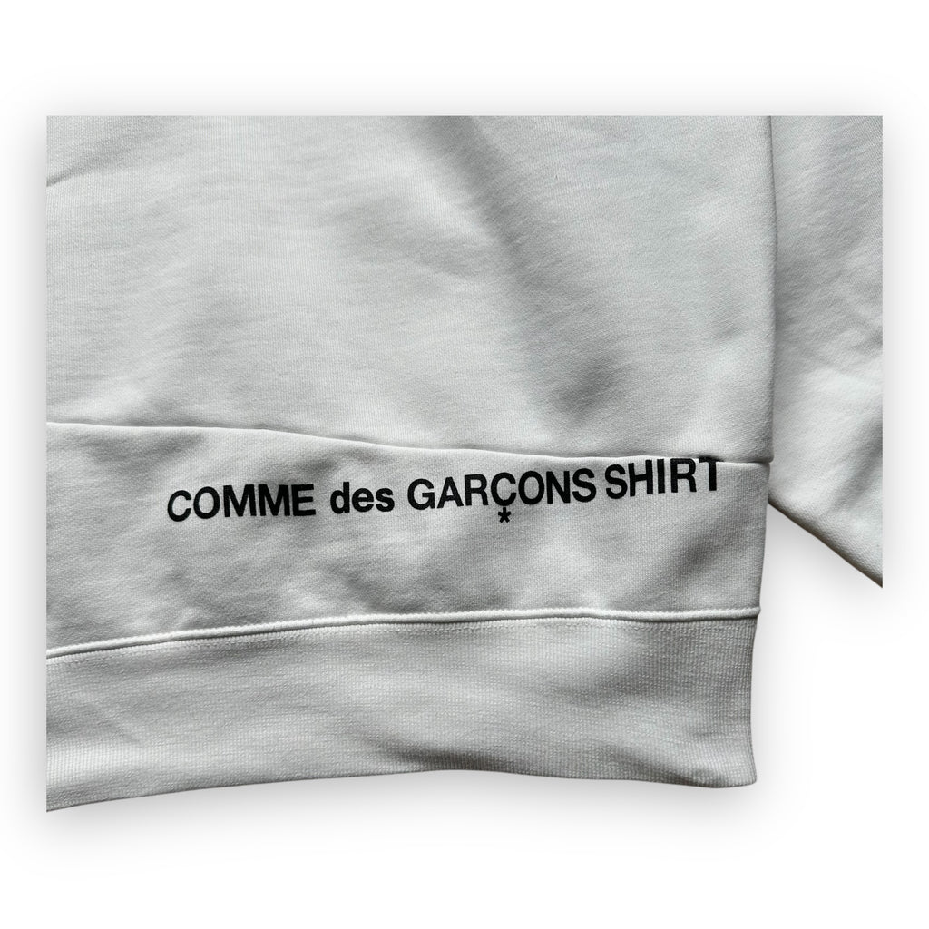 Sweatshirt Hoodie Supreme Comme des Garcons SHIRT Split Box Logo White FW18