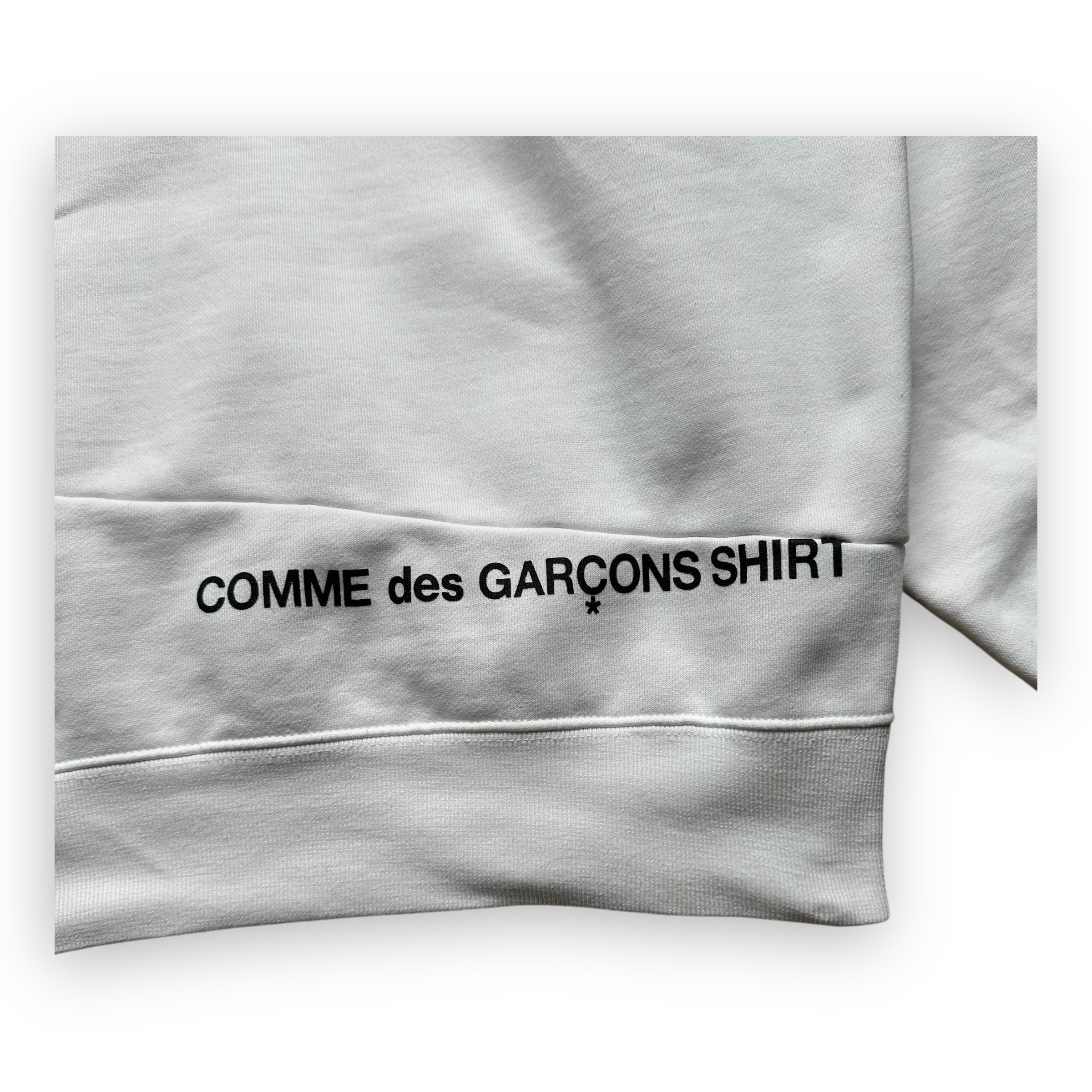 Sweatshirt Hoodie Supreme Comme des Garcons SHIRT Split Box Logo White FW18