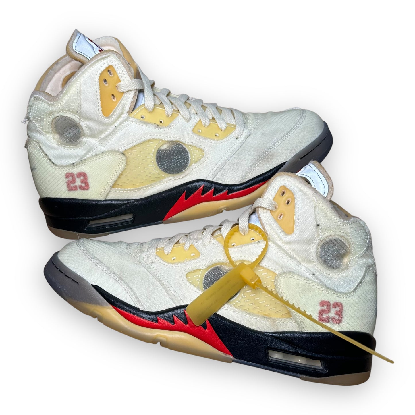 EU45 - US11 - UK10 • Jordan 5 Retro OFF-WHITE Sail