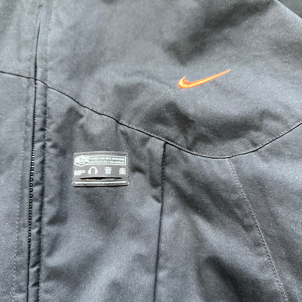 Jacket Nike TN Parka + Puffer Black Orange vintage 00s