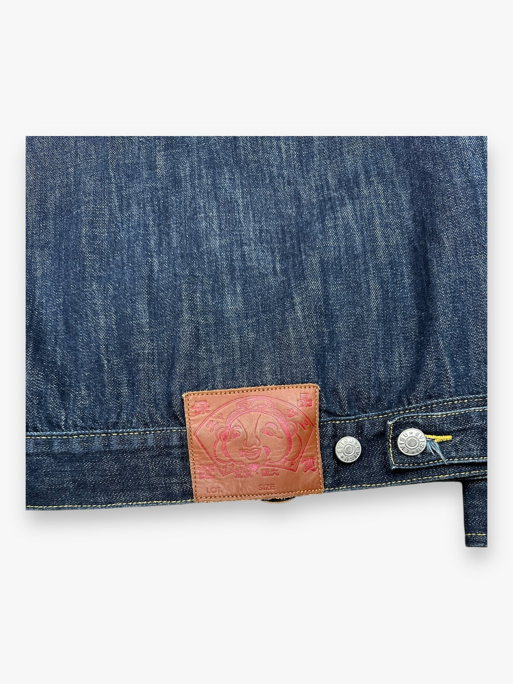 Evisu Denim Jacket Daicock Gold Blue