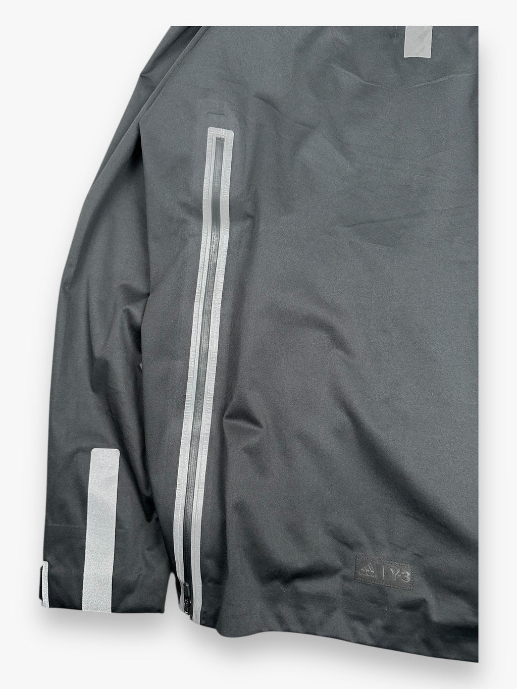 Y-3 Multi Pocket Reflective Rain Parka Jacket Black