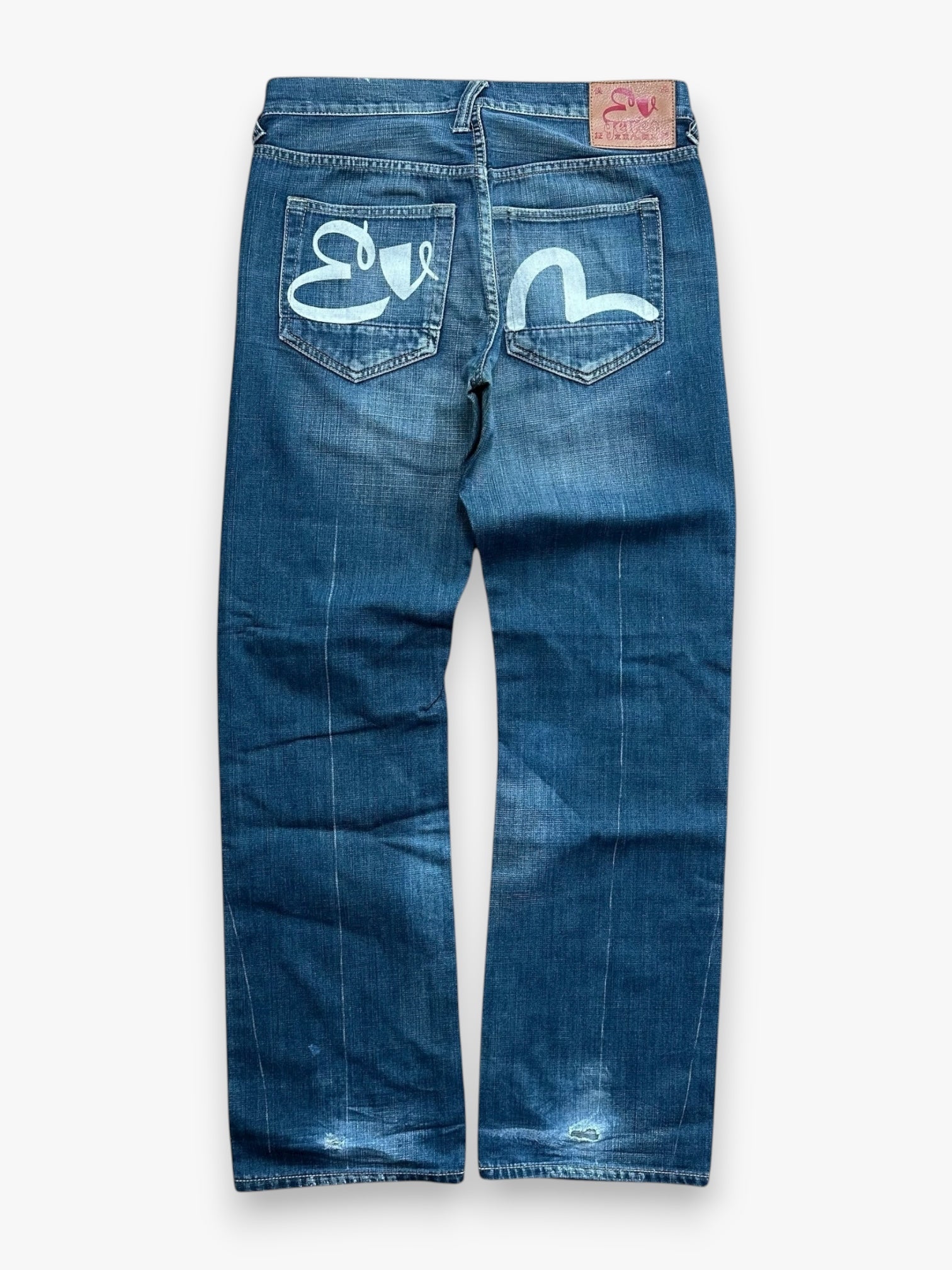 Jeans Evisu Genes Seagull White