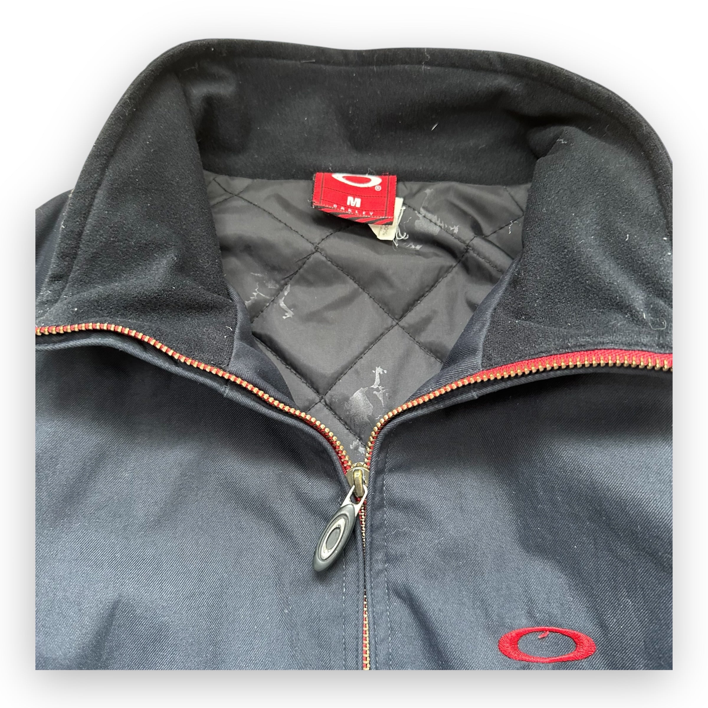 Jacket Oakley Black Red vintage