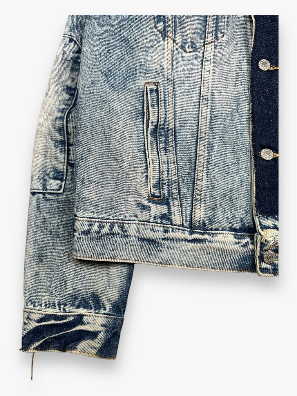 Acne Studios Blå Konst Denim Jacket Blue