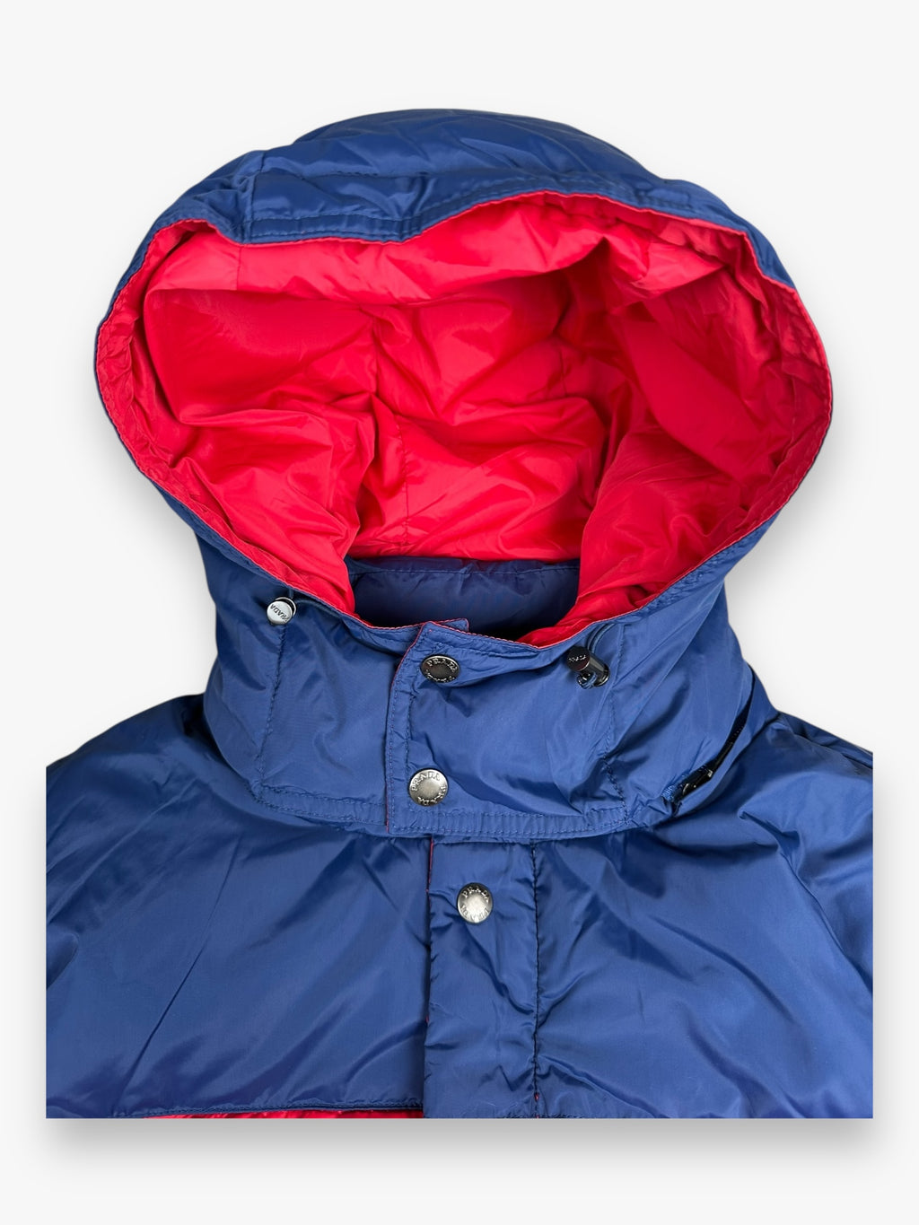 Prada Puffer Jacket Navy Red FW11