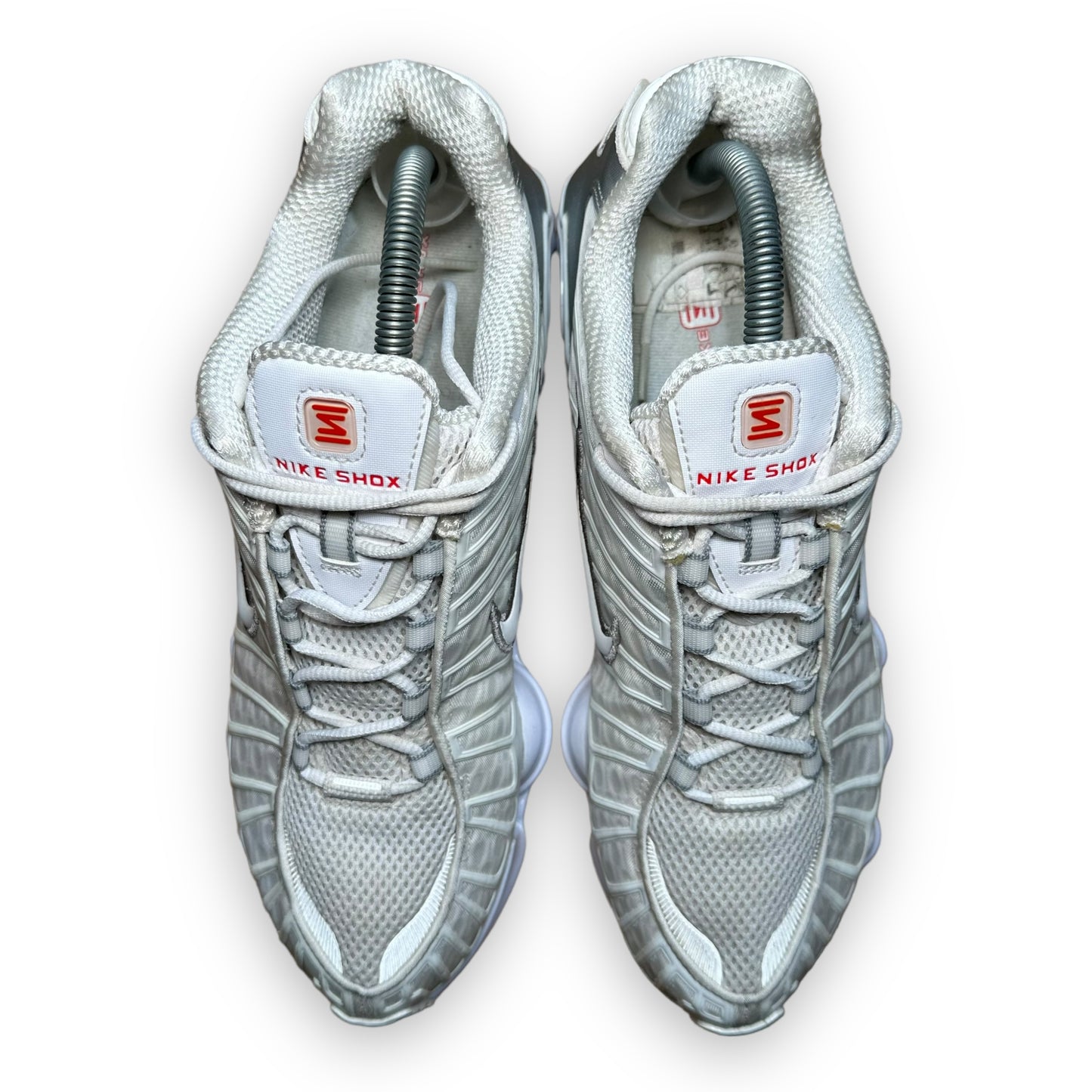 EU43 - US9.5 - UK8.5 • Shox TL White Metallic Silver