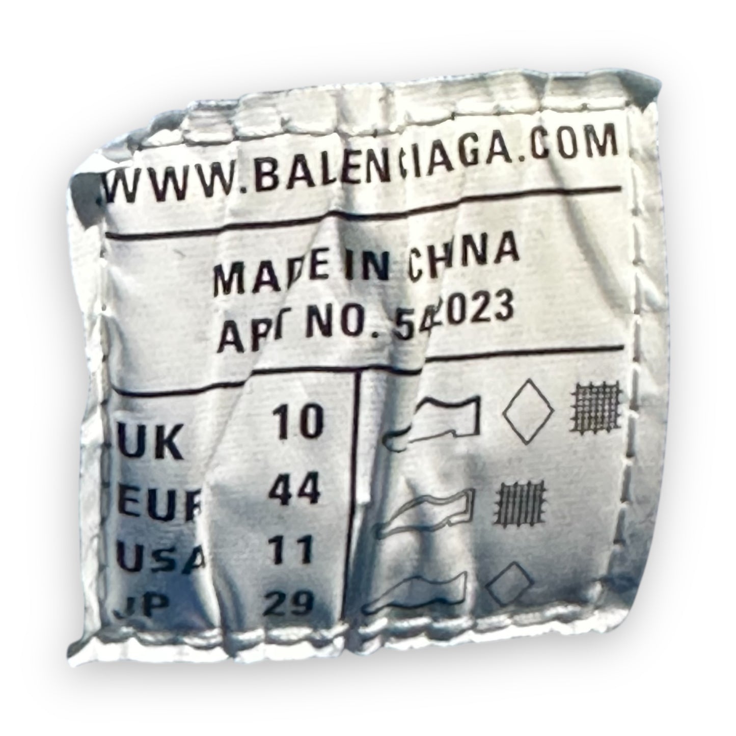 EU44 - US10 - UK9 • Balenciaga Track Grey Blue Yellow
