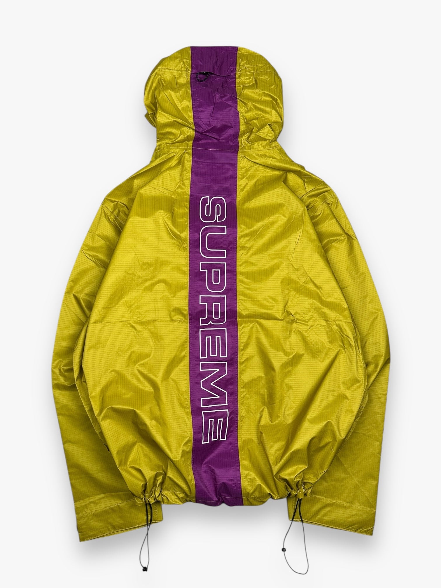 Supreme Taped Seam Rain Jacket Yellow SS18