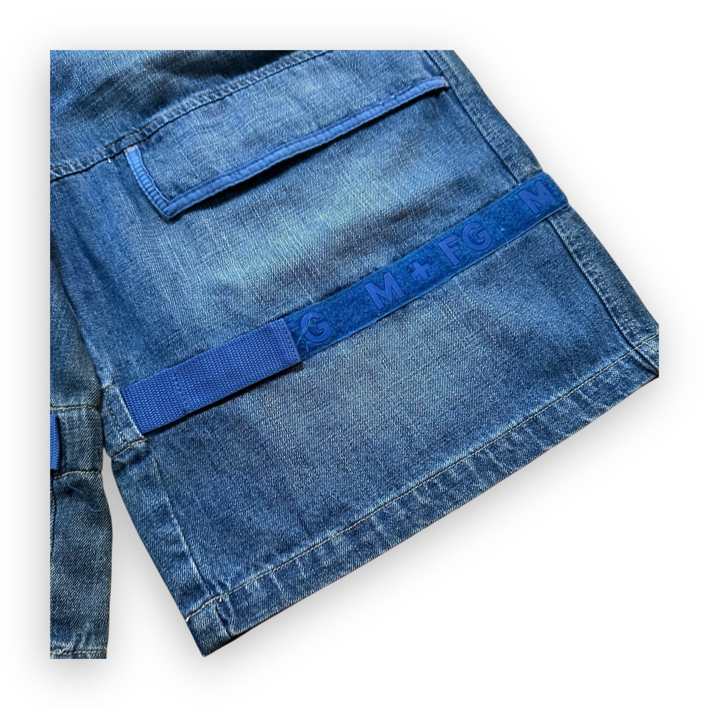 Jort MFG Marithe François Girbaud Scratch Blue (L)