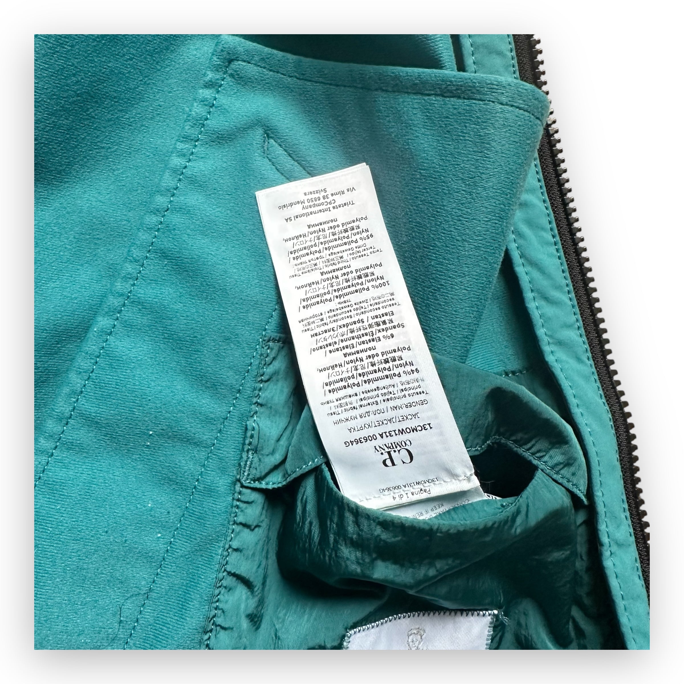 Jacket C.P Company Goggle GD Shell Blue