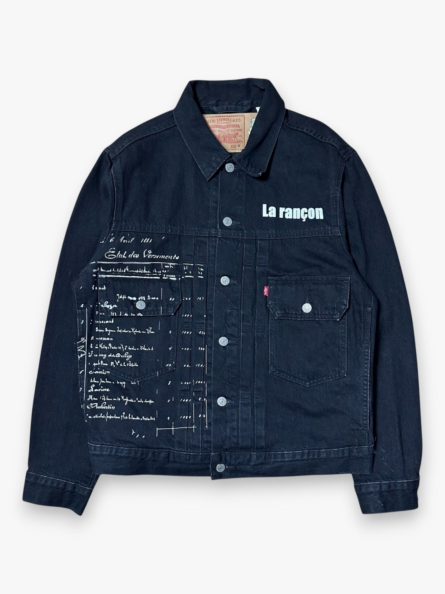 Jacket Levis x Denim Tears La Rançon Black