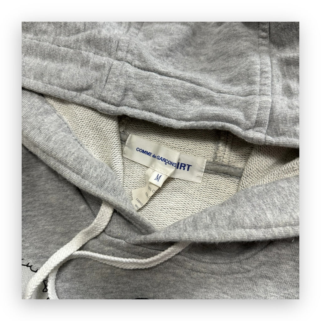 Sweatshirt Hoodie Comme des Garcons SHIRT x KAWS Grey