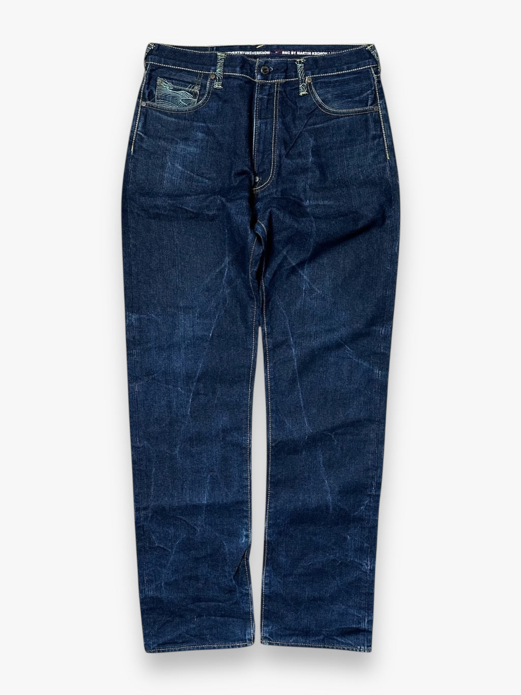 Jeans RMC (Red monkey company) embroidered