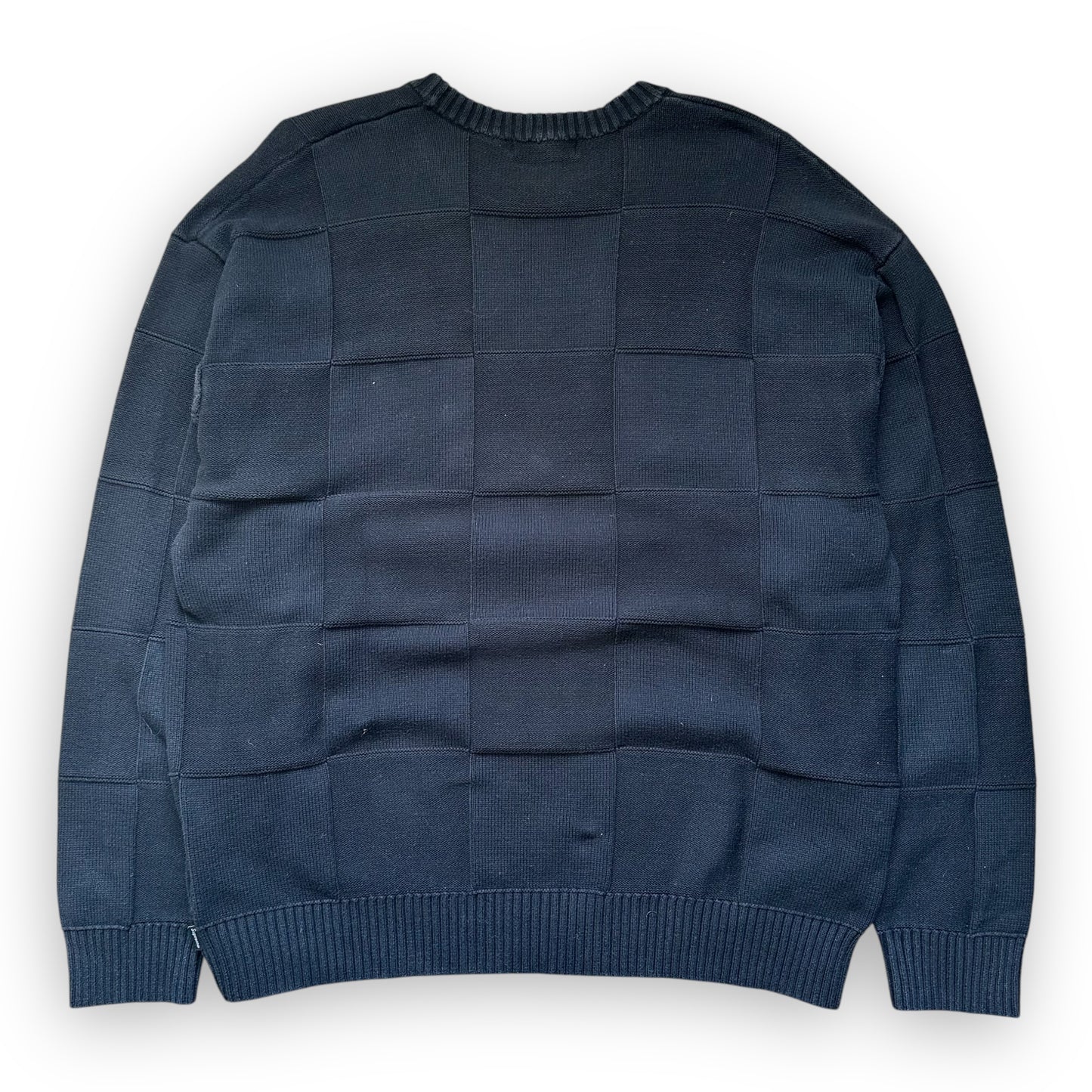 Sweater Supreme Tonal Checkerboard Small Box Black SS21 (XL)