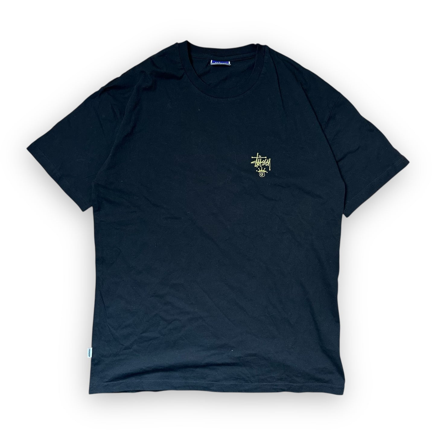 Tee Stussy Crown Black Yellow (M)