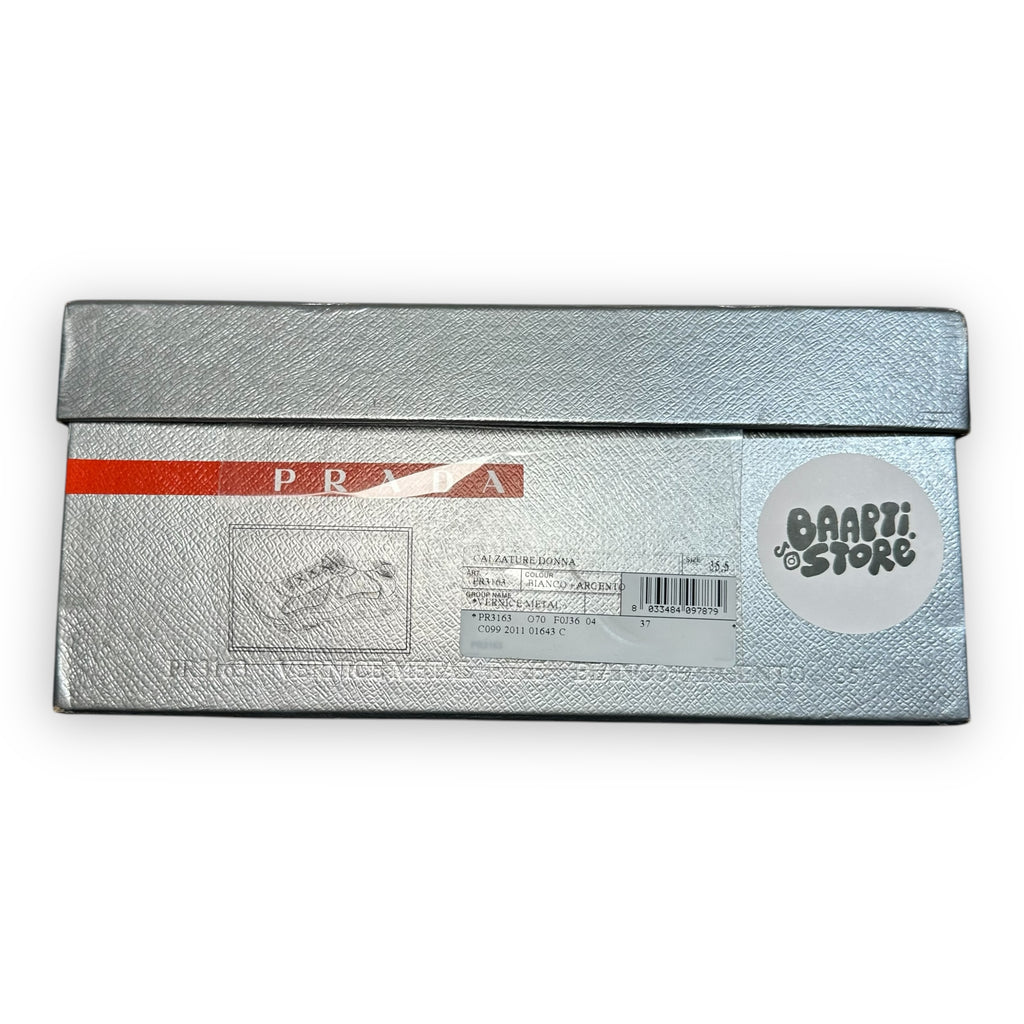 Prada America’s Cup Cream Patent vintage