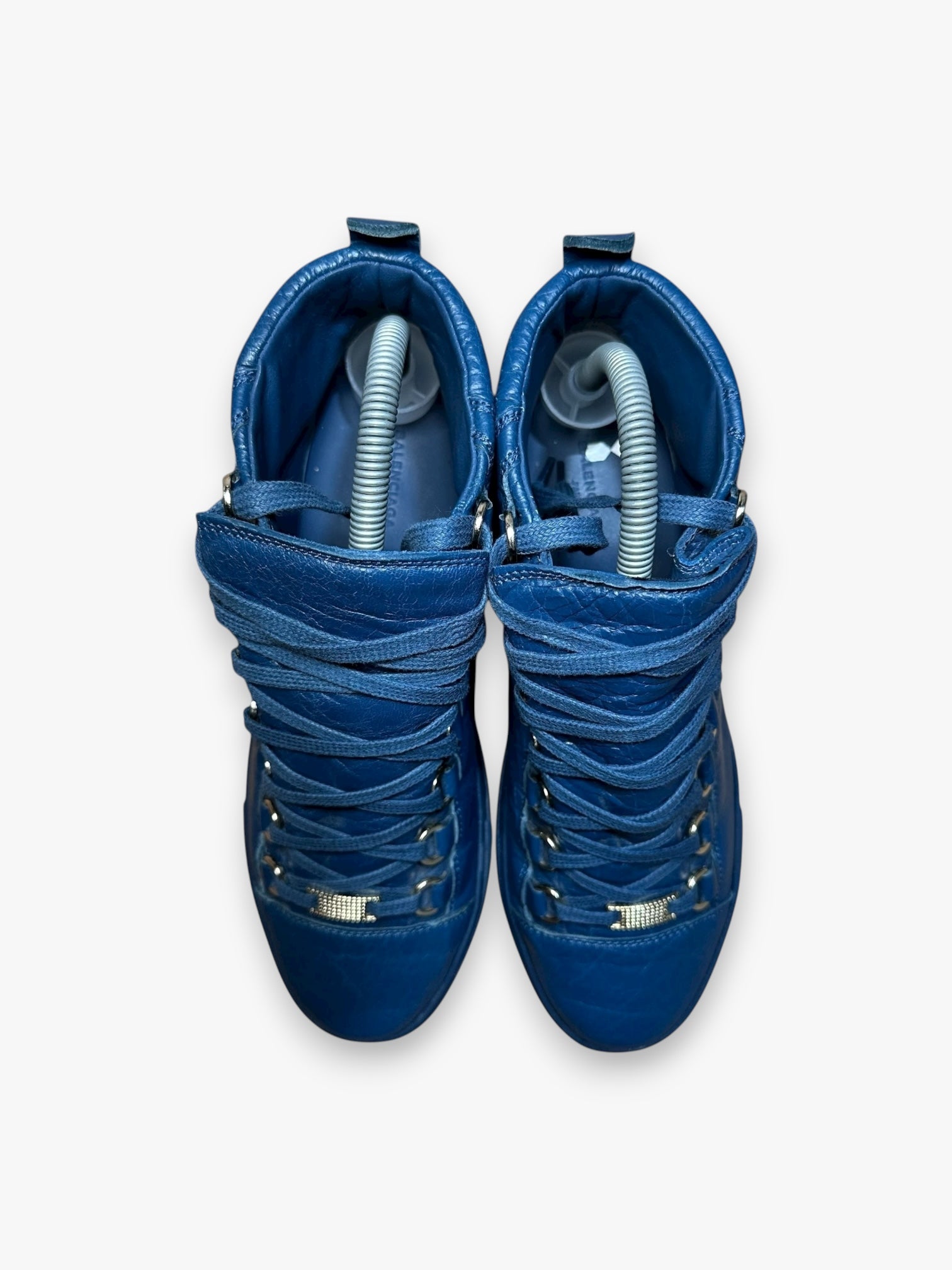 Balenciaga Arena High Leather Deep Blue