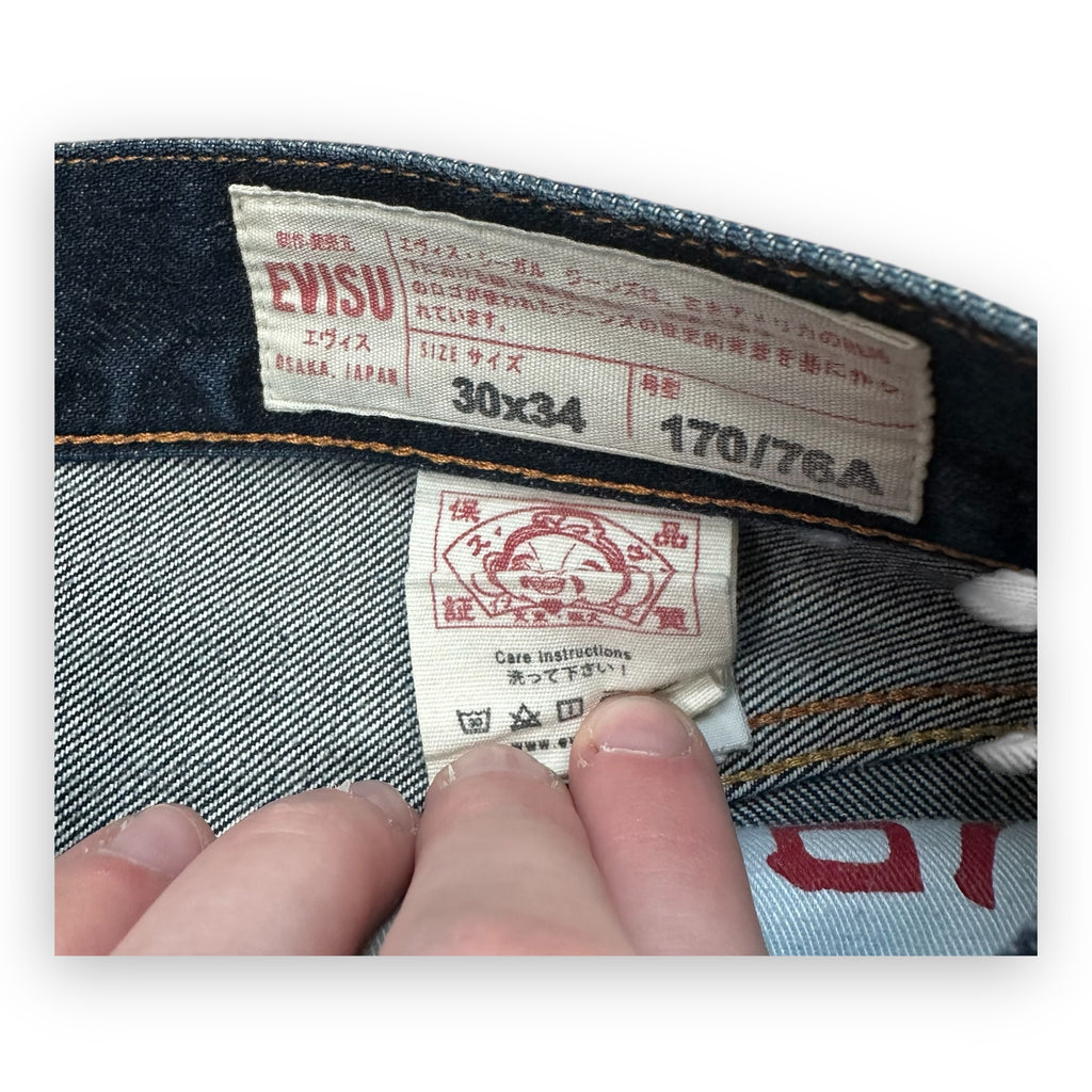 Jeans Evisu Daicock Lot 2000 White