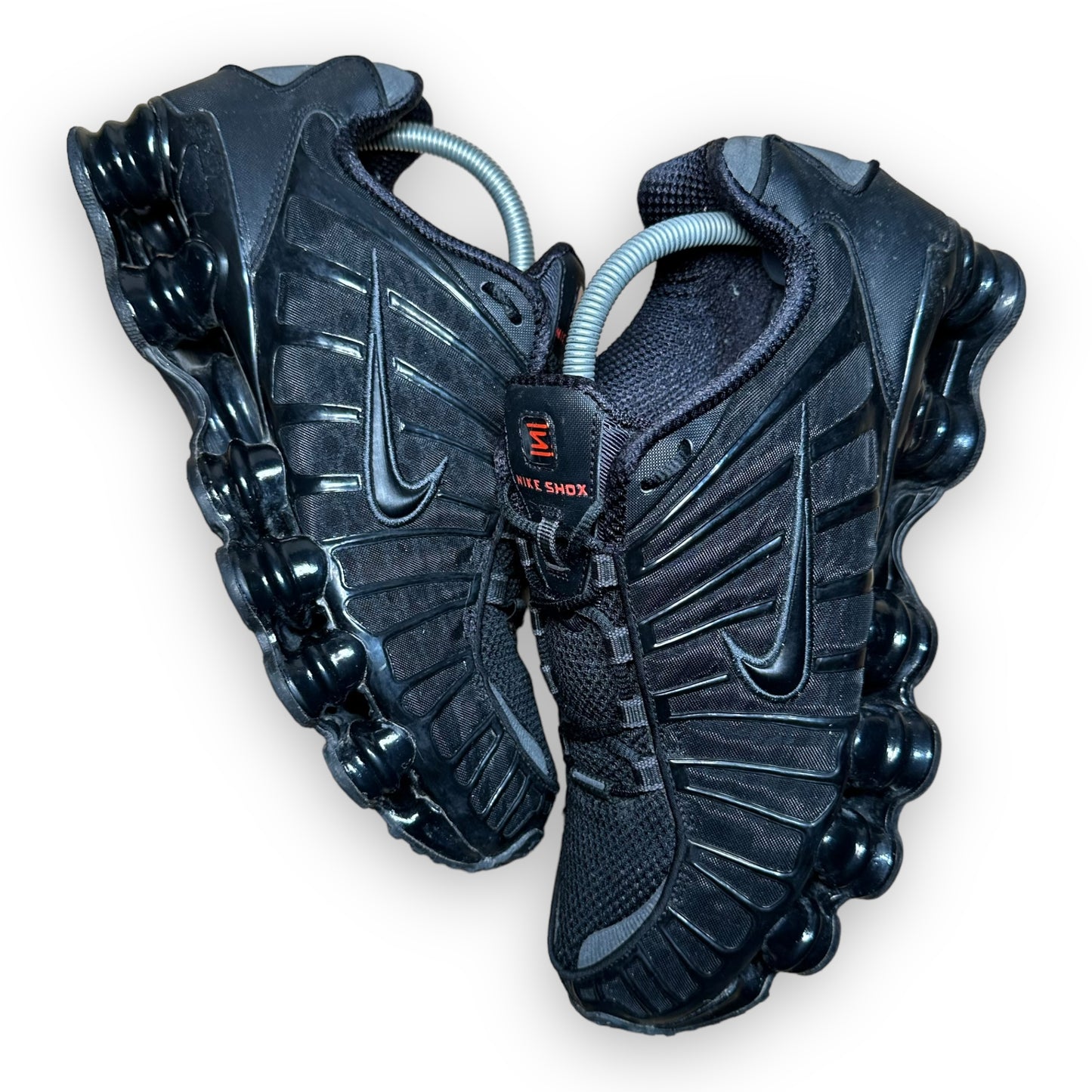 EU43 - US9.5 - UK8.5 • Shox TL Black Metallic Hematite