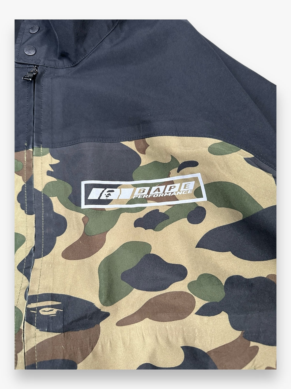 BAPE Gore-Tex Jacket Detachable Sleeve Black 1st Camo SS19