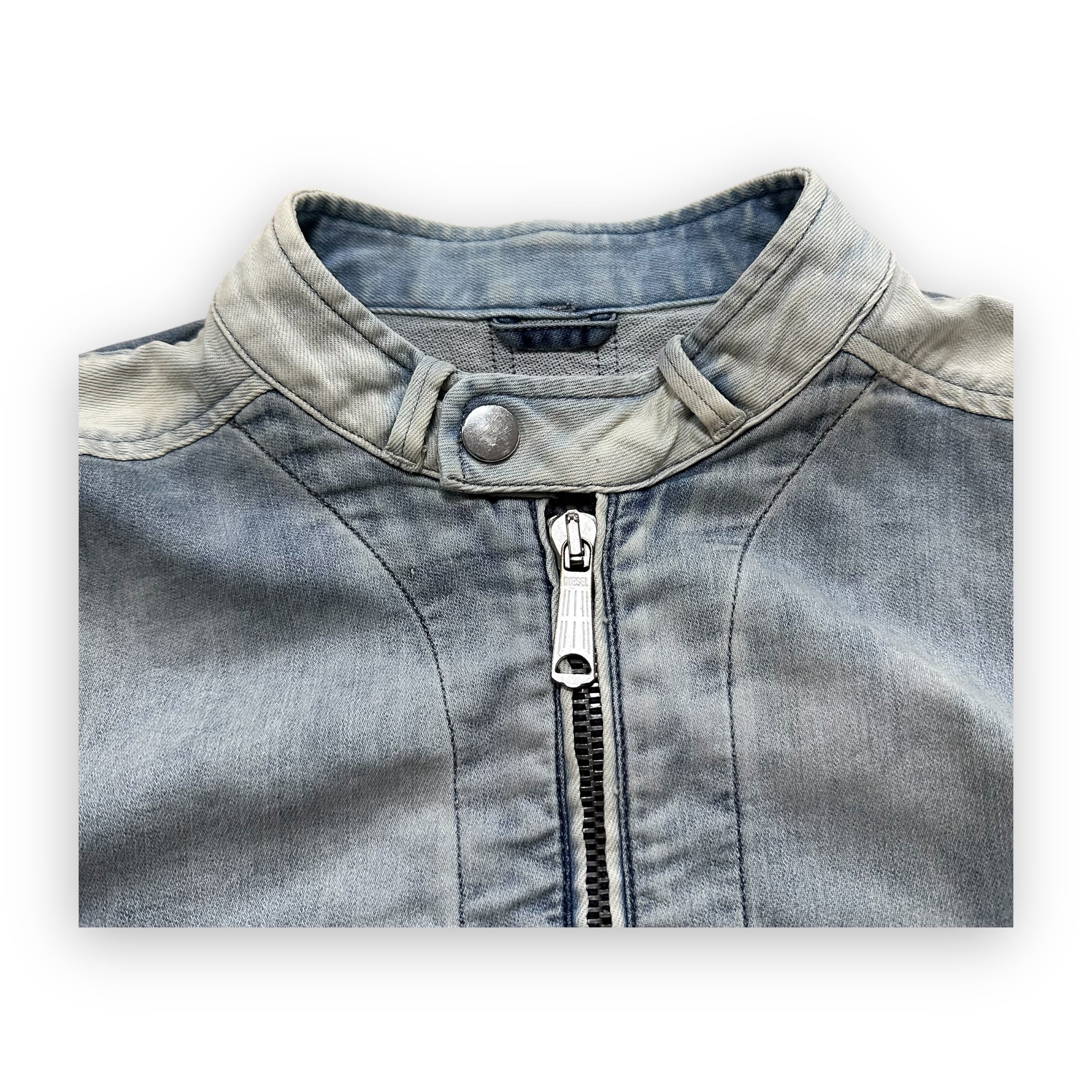 Jacket Diesel Denim Pattern Light Blue vintage