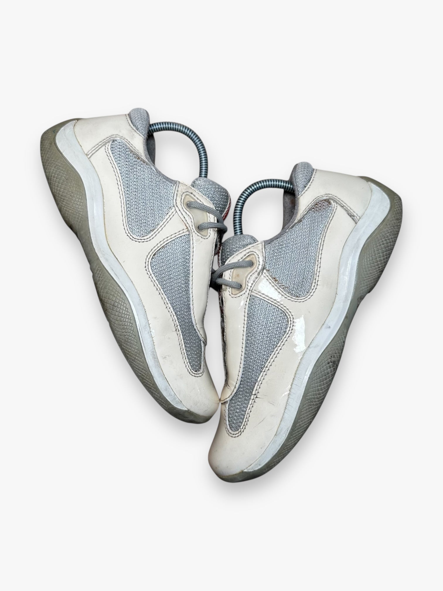 Prada America’s Cup Cream Patent vintage