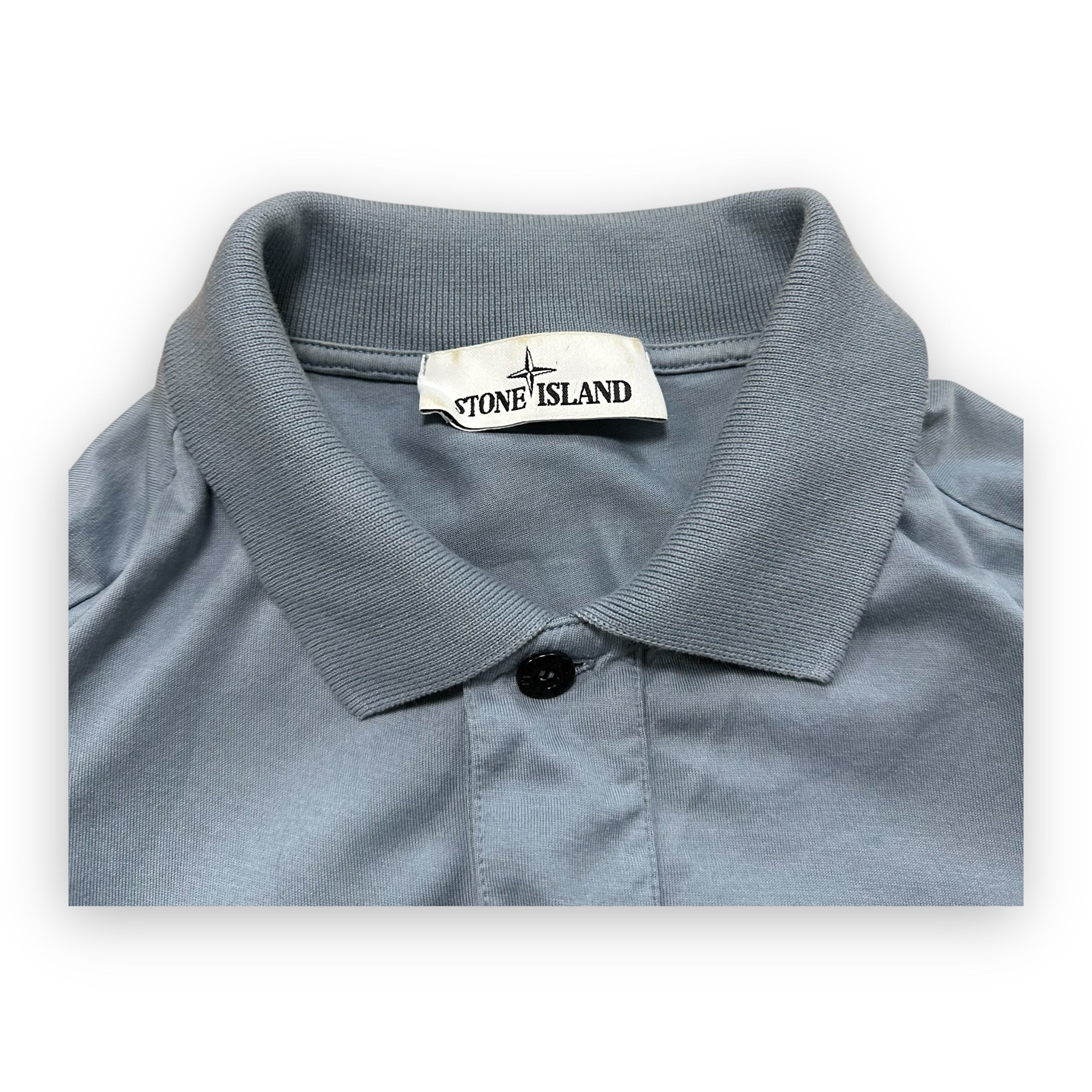 Polo Stone Island Grey Blue