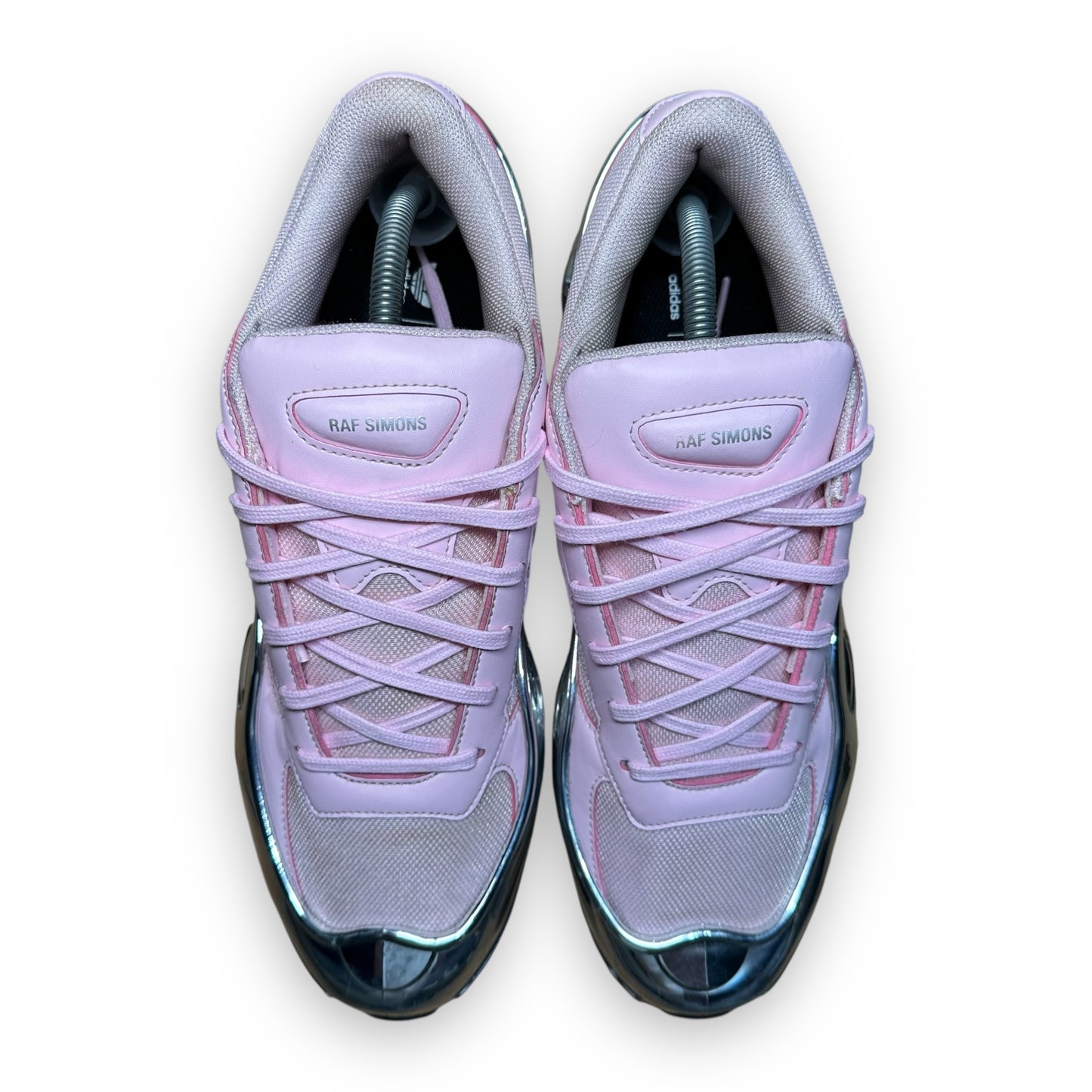 EU45 - US11 - UK10 • Ozweego Raf Simons Clear Pink Silver Metallic
