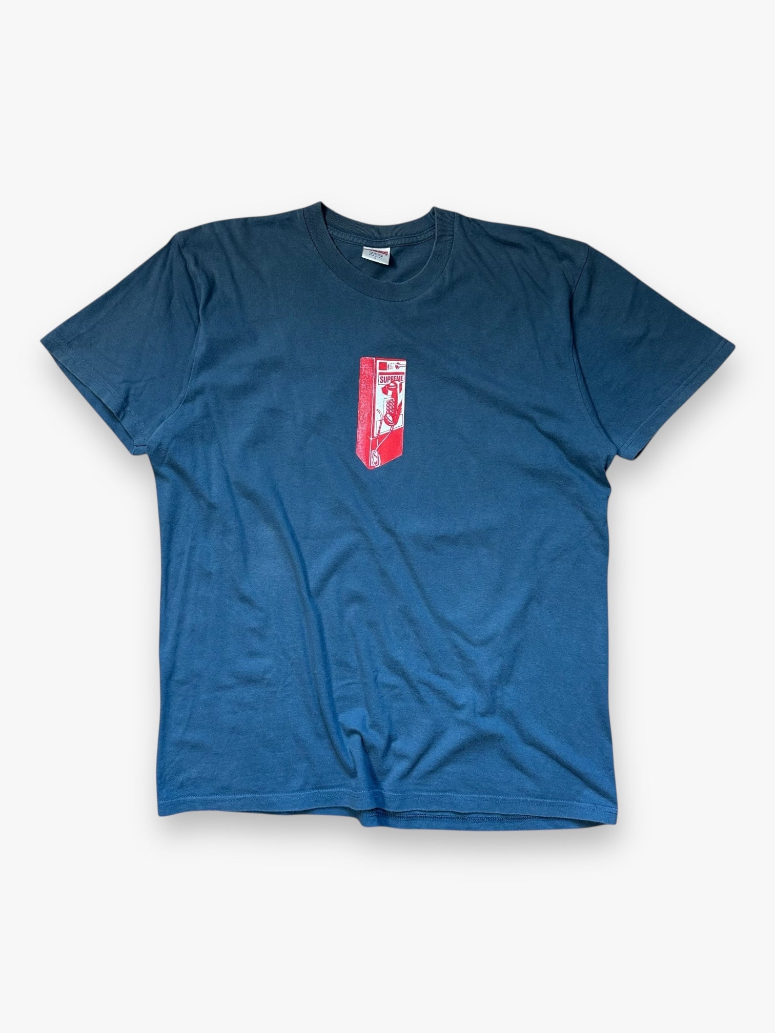 Tee Supreme Payphone Slate FW18