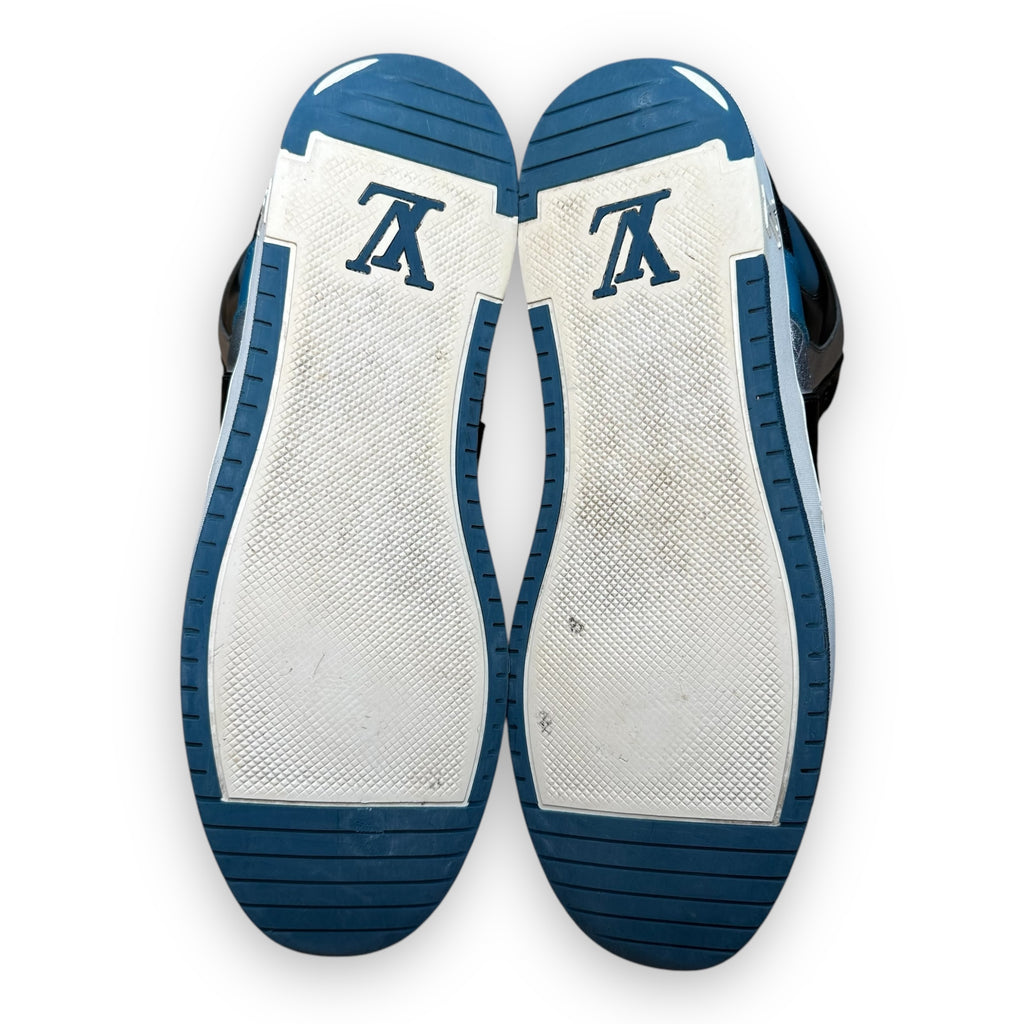 Louis Vuitton High Top Black Blue Silver