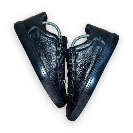 EU43 - US9.5 - UK8.5 • Balenciaga Arena Low Leather Black