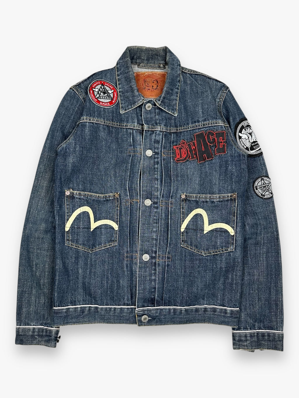 Evisu Denim Jacket D*Face Light Blue