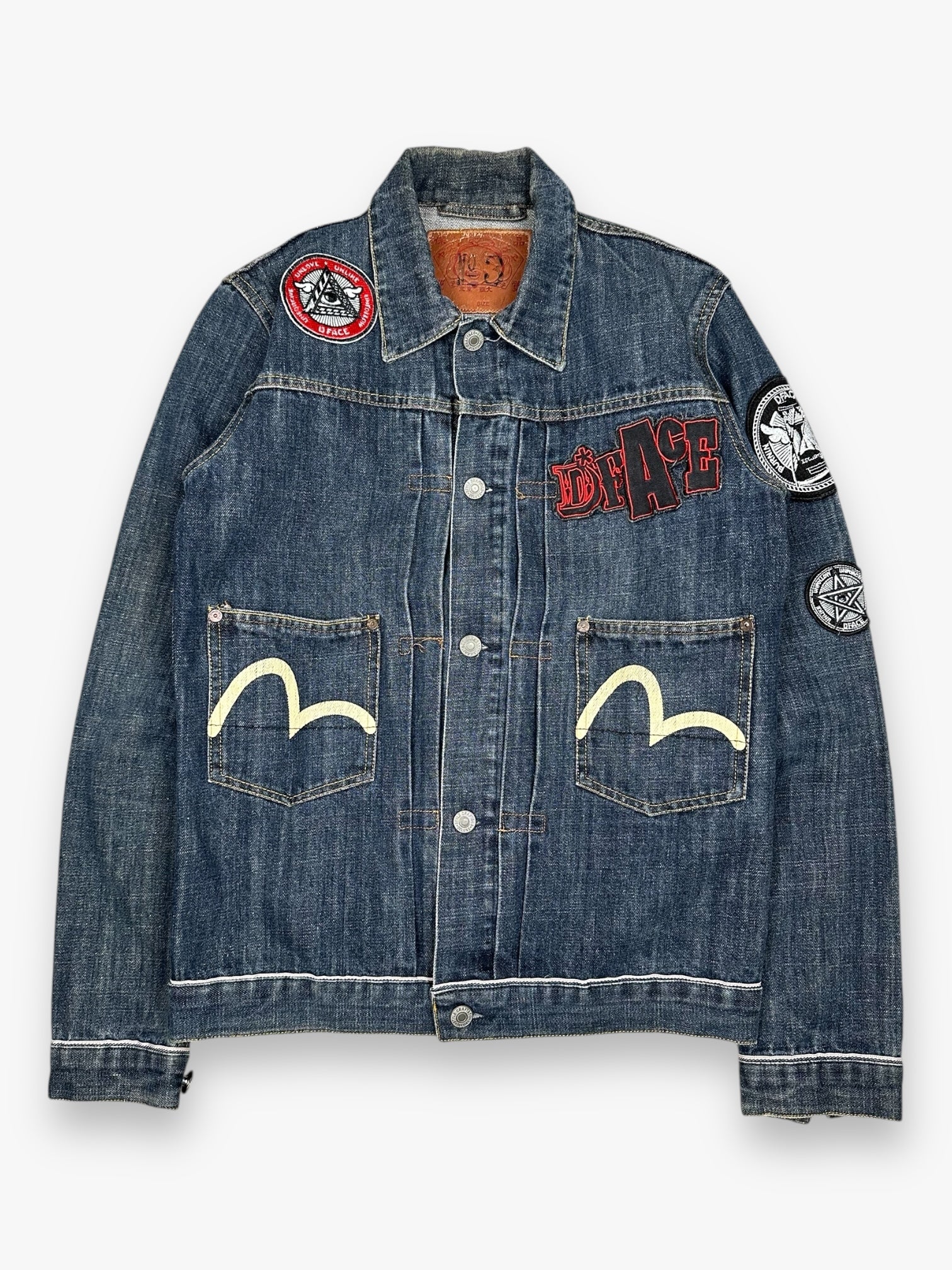 Evisu Denim Jacket D*Face Light Blue