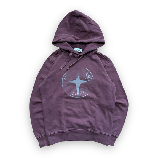 Sweatshirt Hoodie Stone Island Burgundy (S)